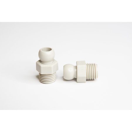 CEDARBERG Snap-Loc Systems ™ 1/4 System Male Hose to Male Pipe Thread Connector 1/4 Pac of 4 8425-18